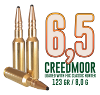 Fox Ammunition 6,5 Creed. - 123 gr