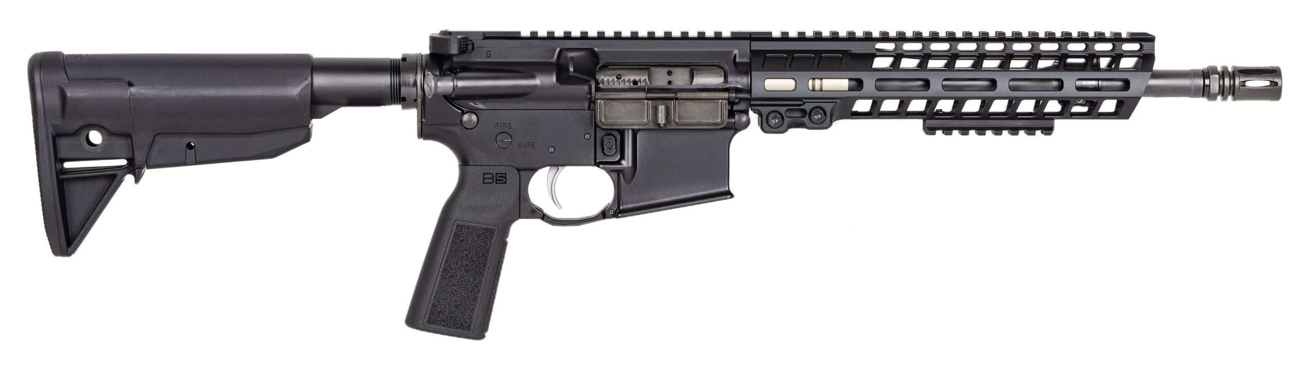 Geissele Border Patrol Rifle, 11.5″ , 5.56MM- Black - Vaseline (1) Geissele Border Patrol Rifle, 11.5″ , 5.56MM- Black