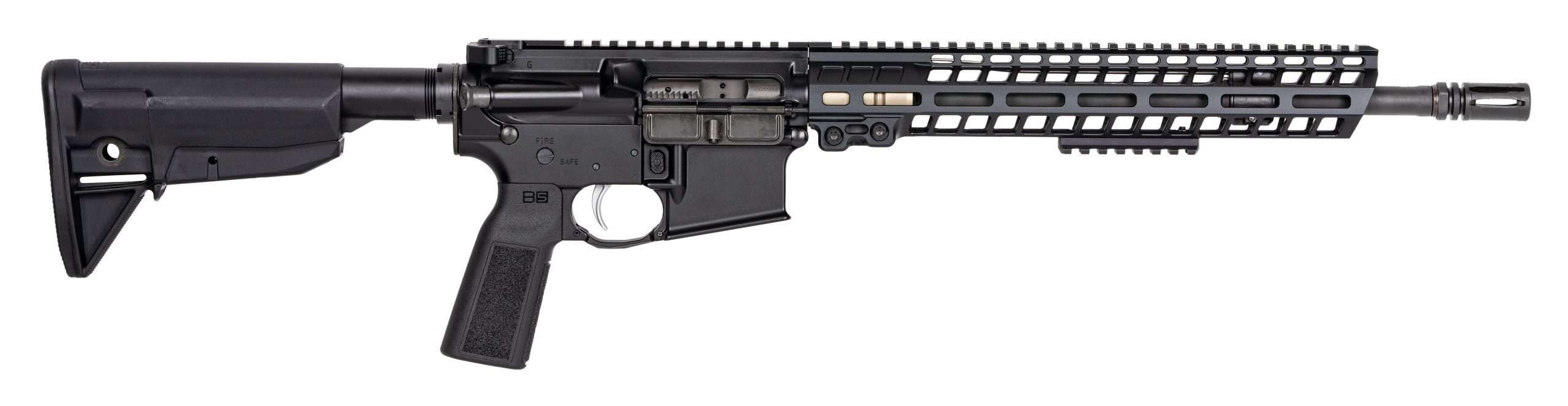 Geissele Border Patrol Rifle, 14.5″ , 5.56MM- Black - Vaseline (1) Geissele Border Patrol Rifle, 14.5″ , 5.56MM- Black