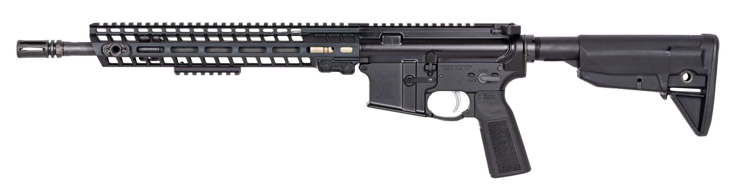 Geissele Border Patrol Rifle, 14.5″ , 5.56MM- Black - Vaseline (2) Geissele Border Patrol Rifle, 14.5″ , 5.56MM- Black