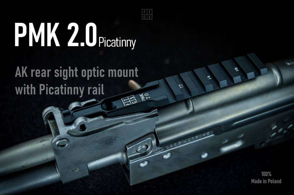 FTCS - Rear Sights Mounting for Optics AK, PMK 2.0 Picatinny (3)