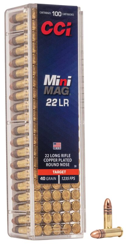 346. AMMUNITION CCI cal. 22 LR Mini Mag CPRN 40gr - 100pcs - 101174