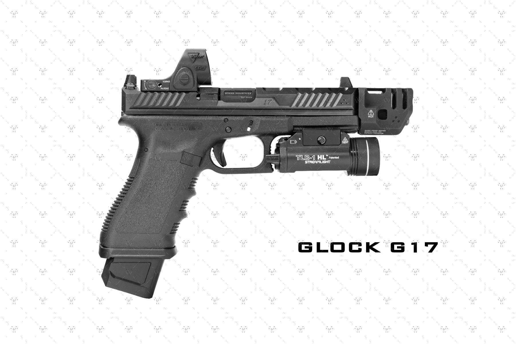 417. Strike Industries - Mass Driver Comp for Glock 17 Gen4 - 101235 (1)